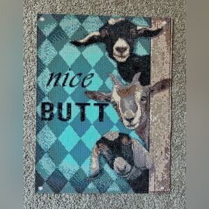 HANDMADE UNFRAMED GOAT DIAMOND ART
